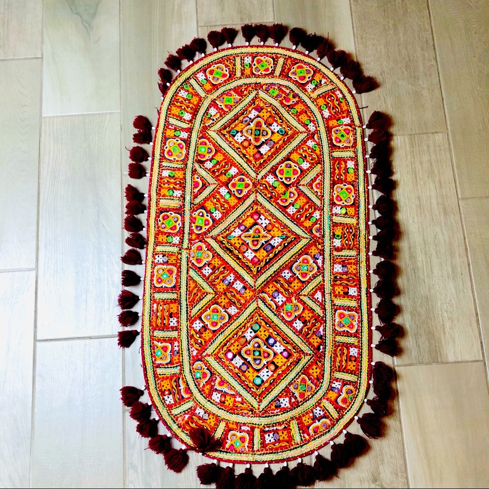 Vintage Tapestry Embroidered Hand Crafted